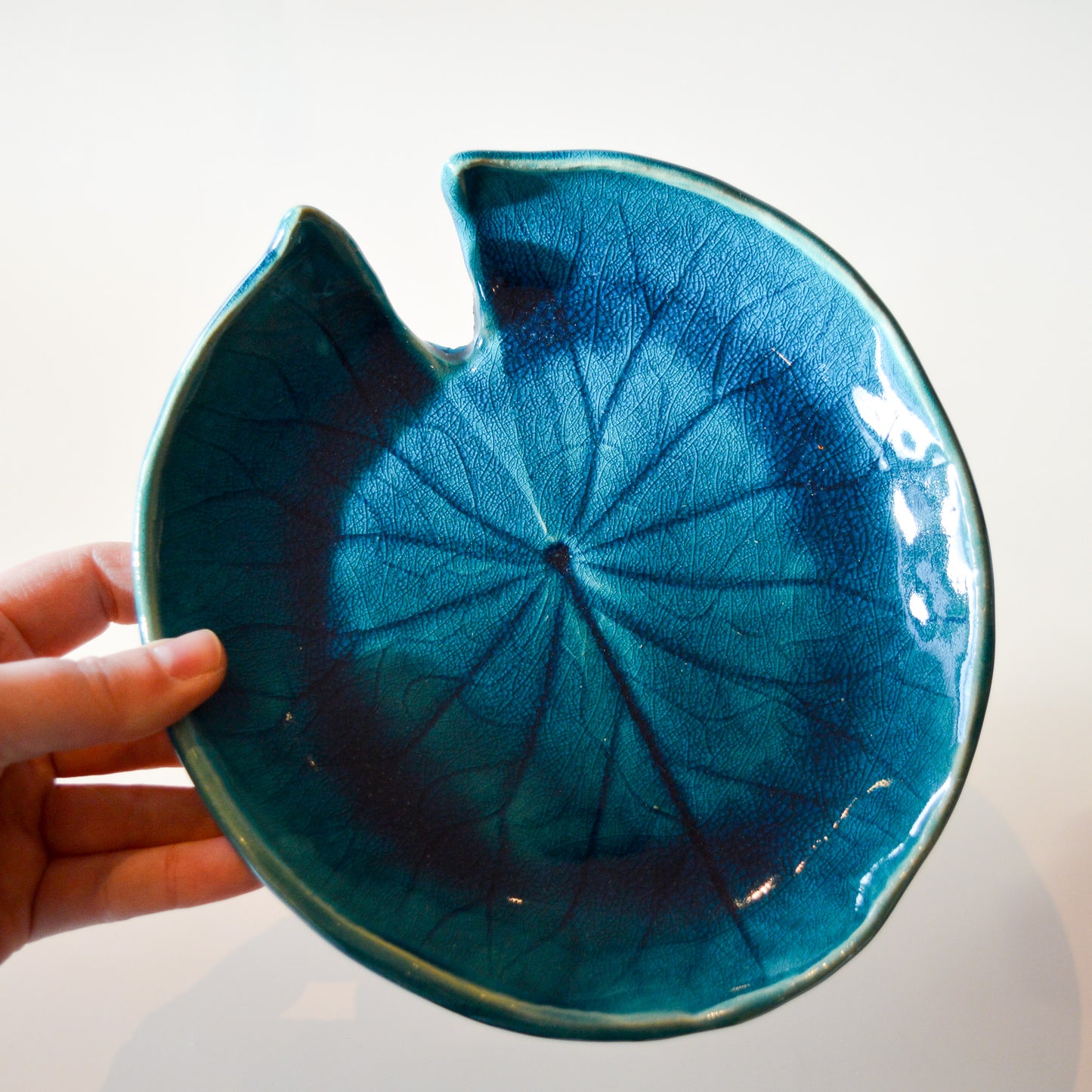 Lily Pad Ceramic Plate