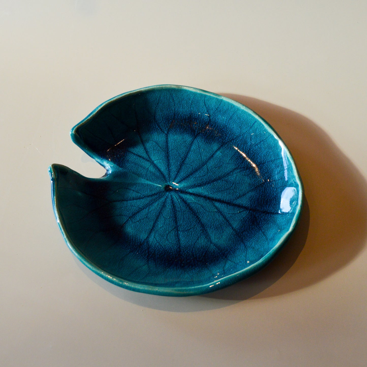 Lily Pad Ceramic Plate