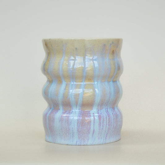 Pastel drip bubble vase